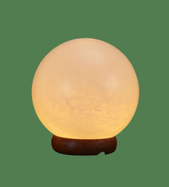 Himalayan Salt Lamp White Sphere